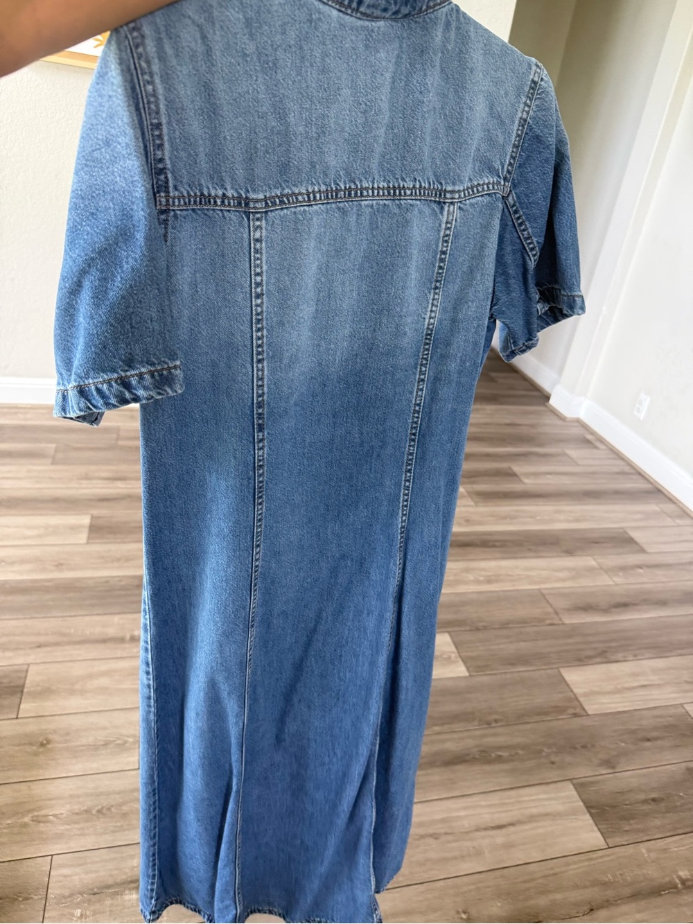 H&M Light Blue Denim Maxi Dress - Picture 2 of 3